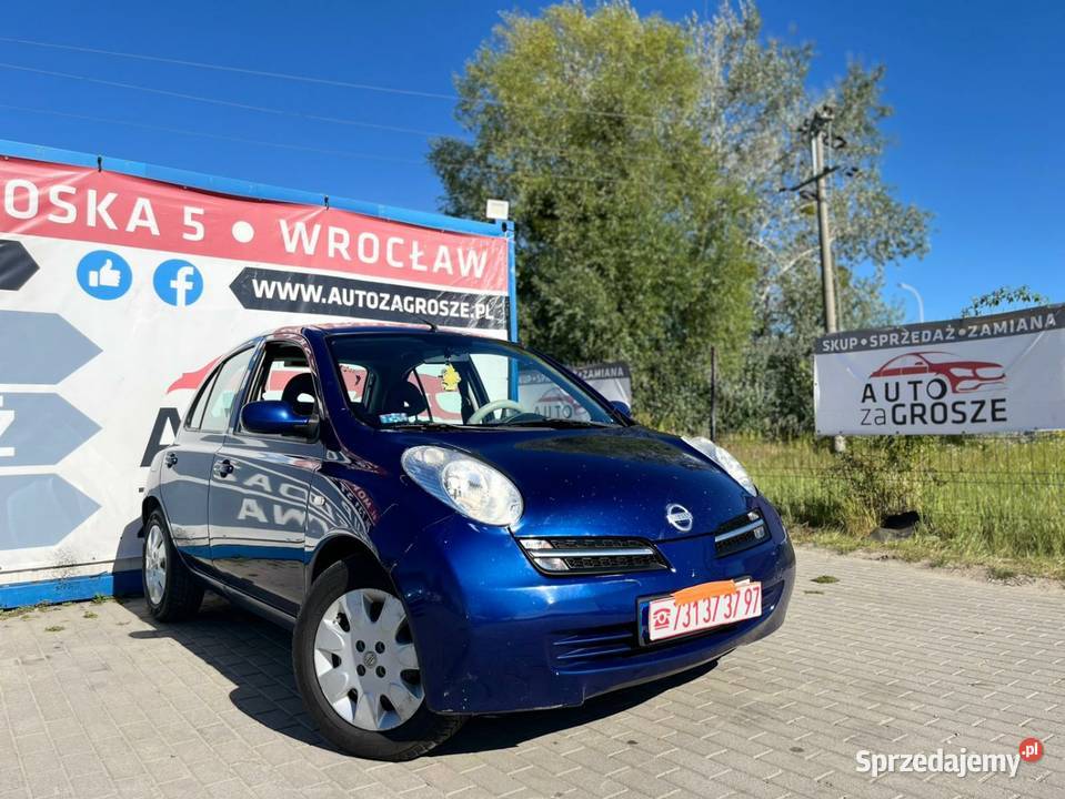 Nissan Micra 15 diesel 2004 Elektryka Długie 1500cm3 Wrocław