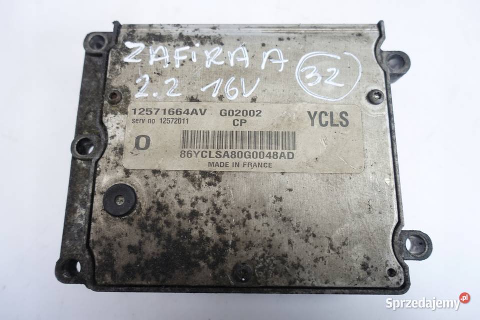 Opel Zafira A 22 16V KOMPUTER SILNIKA sterownik Rudka