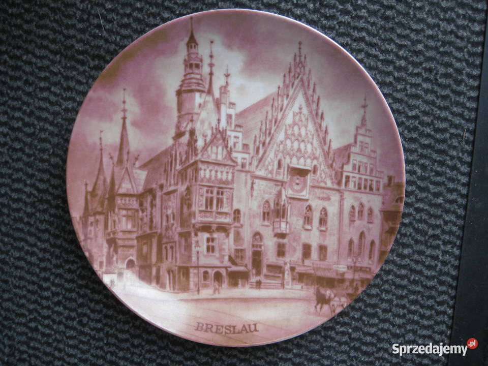 Dekoracyjny talerz ścienny Porcelana Wenz małopolskie Kraków