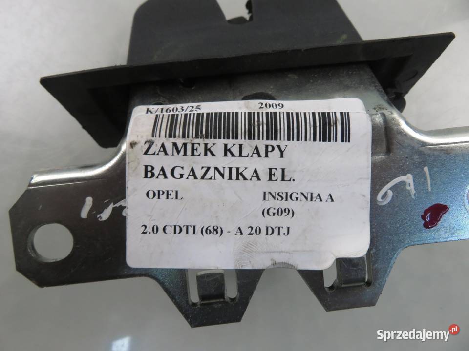 ZAMEK KLAPY OPEL INSIGNIA A małopolskie sprzedam