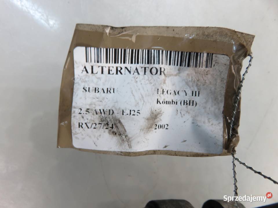 ALTERNATOR SUBARU LEGACY III 25 EJ25 sprzedam