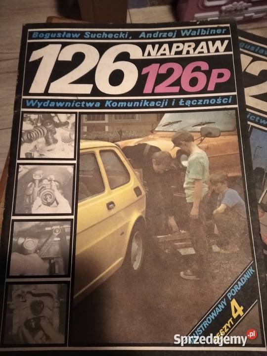 Ksiązki napraw Fiat 126p Usza Wielka sprzedam