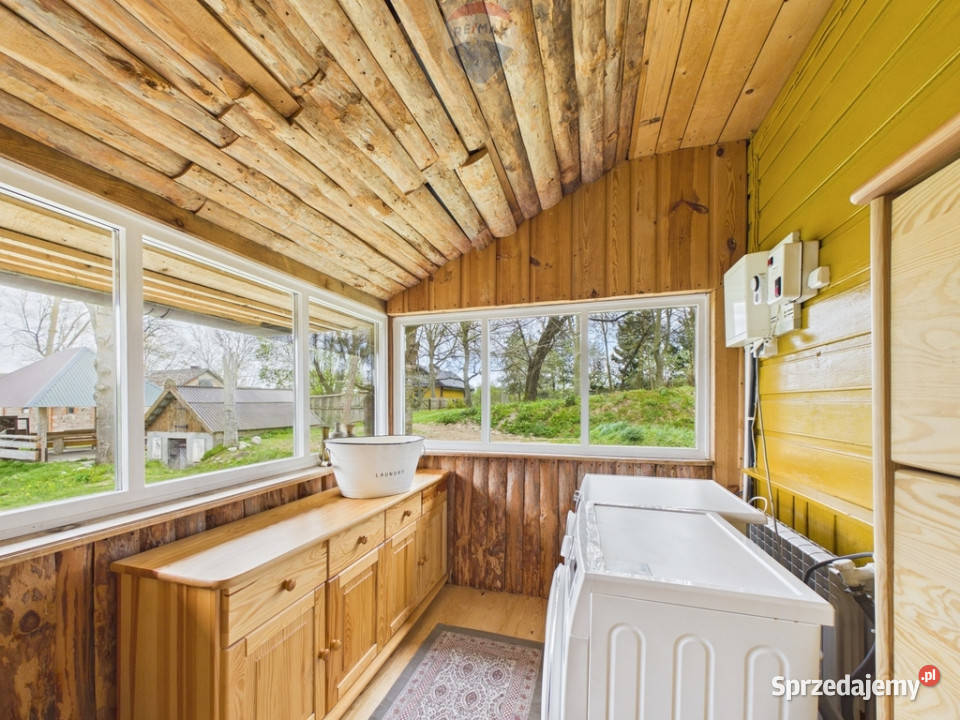 Siedlisko z duszą natura cisza drewniany dom Typin
