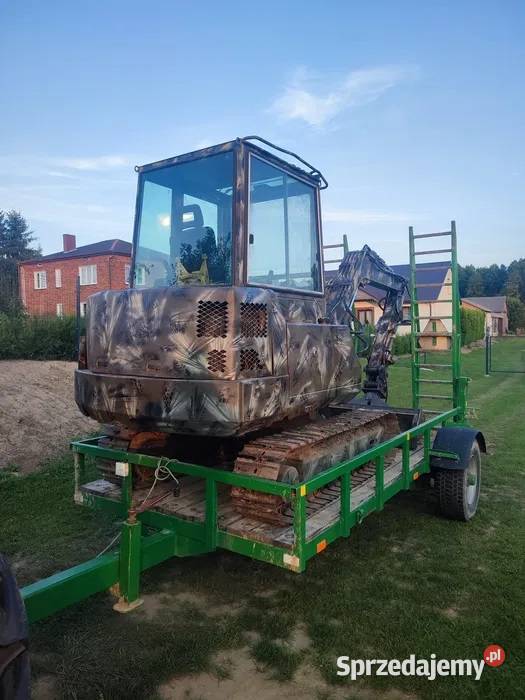Minikoparka Komatsu jedyna taka w Polsce Gorzków-Osada