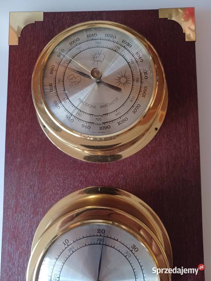 Jachtowa stacja pogody Barometr z termometrem Poznań