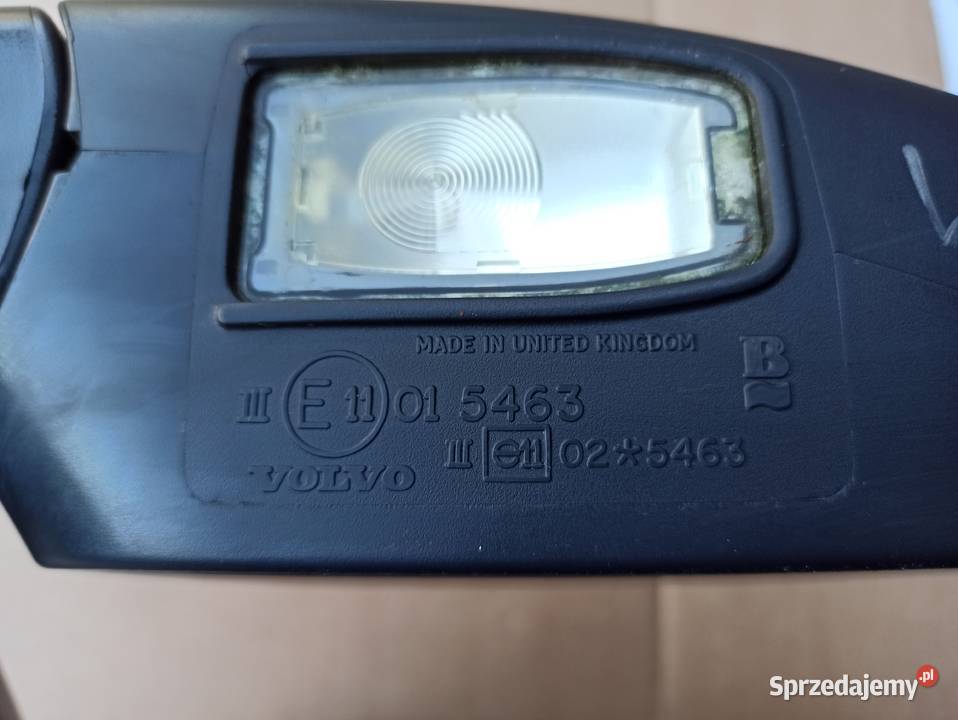 Volvo V70 S80 Lusterko lewe białe 7pin