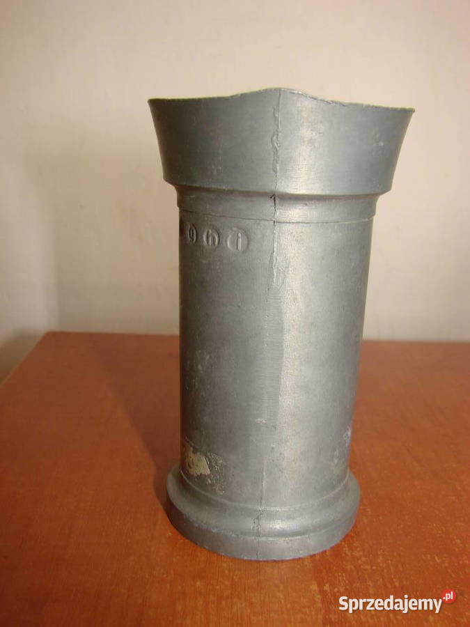 mały cynowy dzbanek Pruszcz Gdański