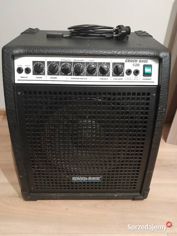 Wzmacniacz basowy crash bass 120 hand box Pozostałe Pozostałe Dębica