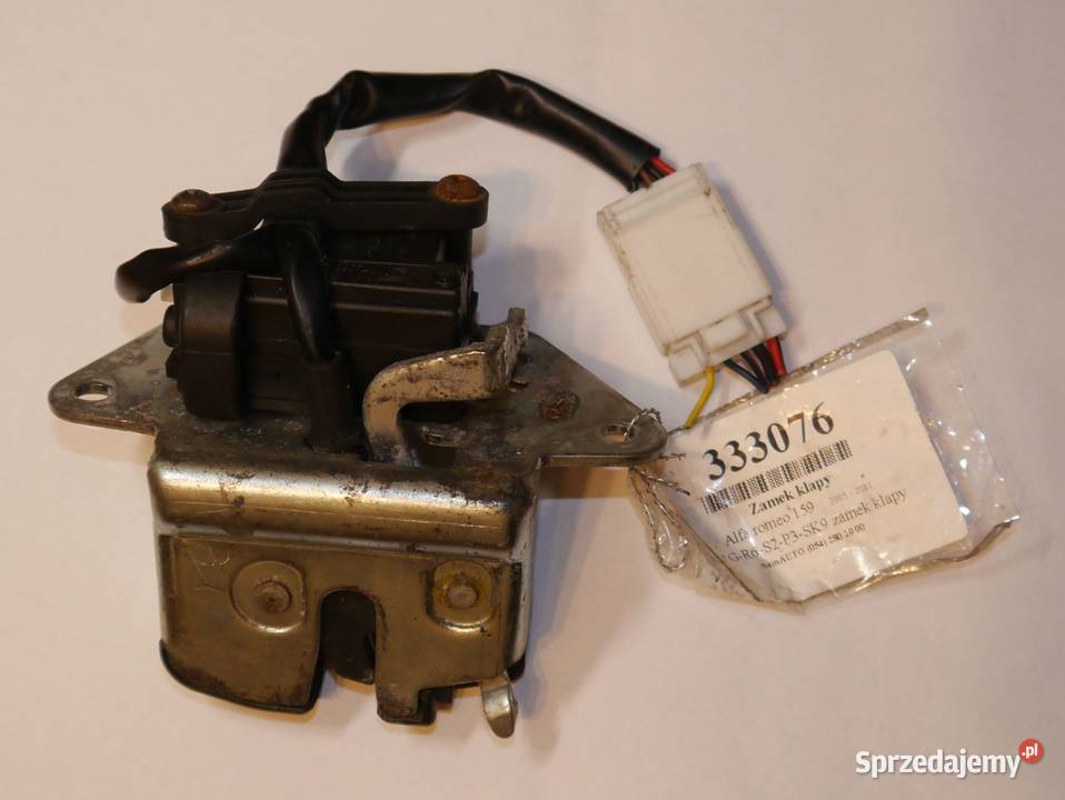 Zamek klapy bagażnika Alfa Romeo 159 SW kombi Klapy bagażnika pomorskie sprzedam