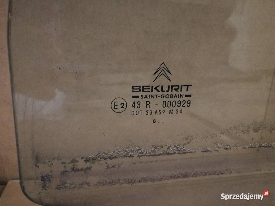 Szyba Lewy Tył Tylna CITROEN XANTIA Hatchback dolnośląskie Kąty Wrocławskie