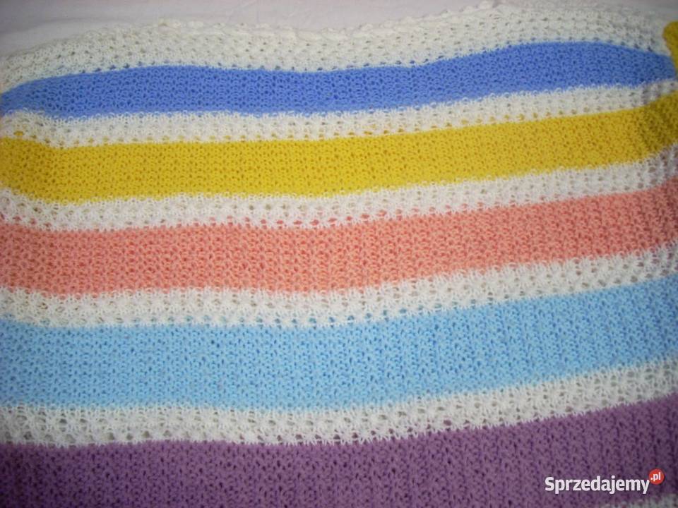 Pastelowy Sweter Robiony na Drutach 38 M Nowy Sącz