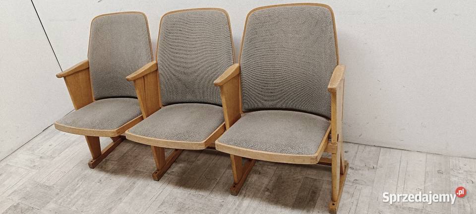 fotele kinowe TON Czechosłowacja lata 7080te łódzkie sprzedam