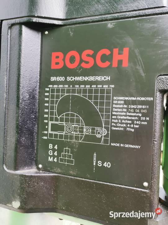 BOSCH TURBO SCARA SR600 Robot przemysłowy Kuka Gorzów Wielkopolski