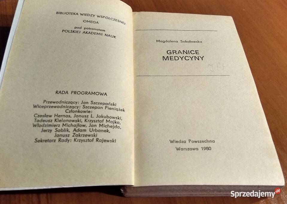 Granice medycyny Magdalena Sokołowska Omega 357 pomorskie Gdańsk