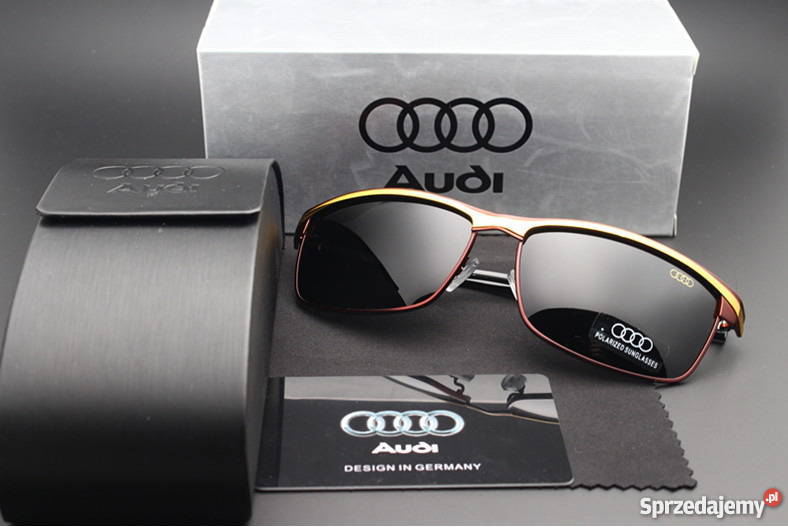 Okulary Polaryzacyjne AUDI ORYGINALNE ETUI Z Polaryzacyjne Gdańsk