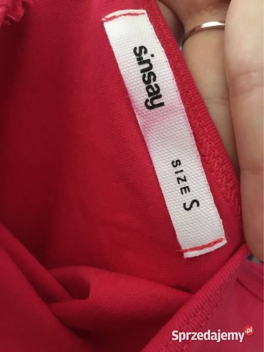 Piękna różowa sukienka idealna na lato S Sinsay różowy Polanka Wielka