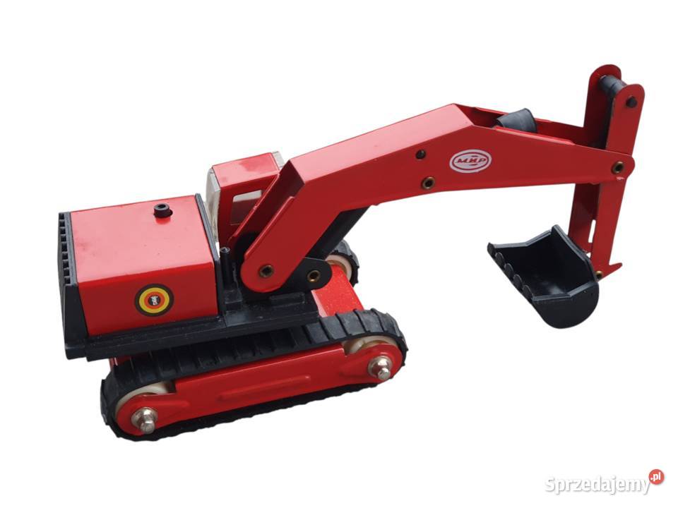 Stara zabawka koparka ładowarka MIR USSR unikat śląskie Cieszyn