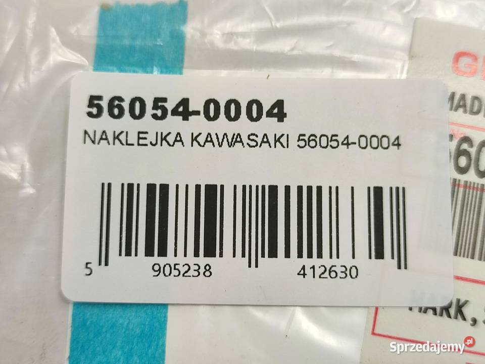 NAKLEJKA ZX6R NA ZADUPEK KAWASAKI ZX600P8F NINJA