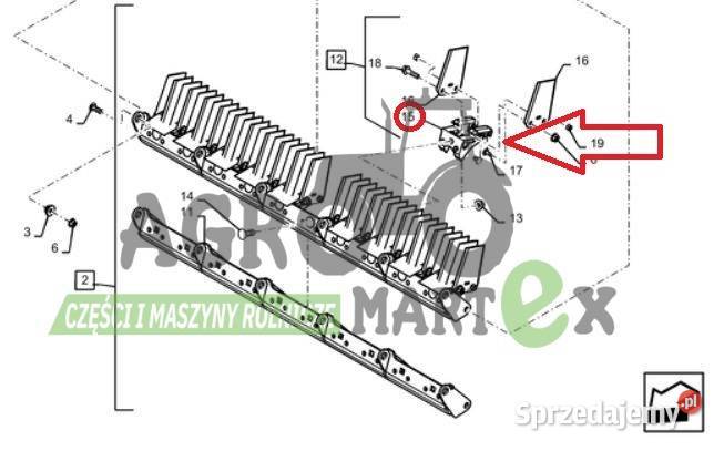 47373783 OPRAWA NOŻA CNH sprzedam