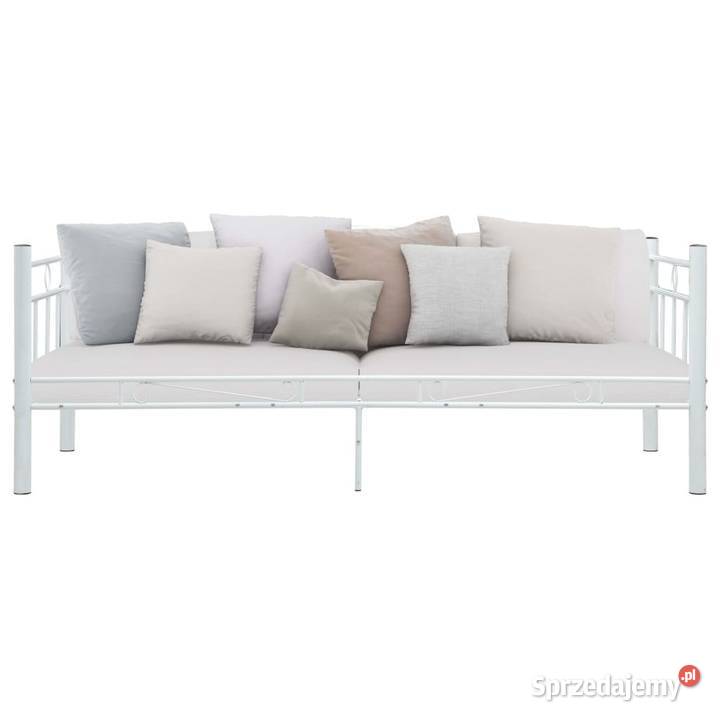 vidaXL Rama leżanki biała metalowa 90 x 200 Warszawa