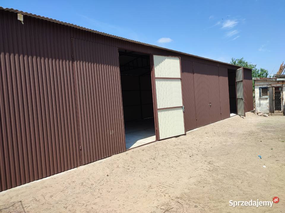 Garaż Blaszany Wiata Magazyn Blaszany 20x6 Sprzedaż Świebodzin