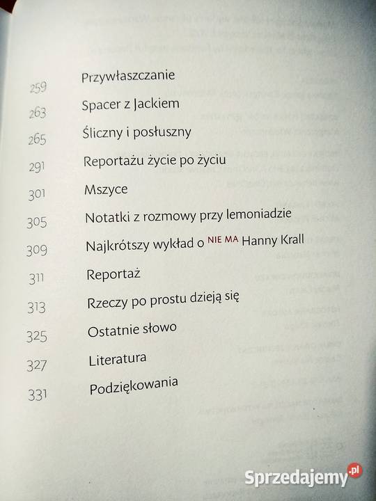 Nie ma książka Szczygieł