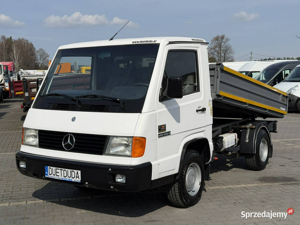 Mercedes MB 100 d 30 88 Wywrotka Kiper 1100 ład Rok produkcji 1995 Mercedes-Benz świętokrzyskie Widełki