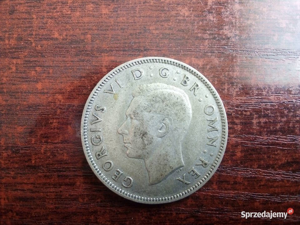 Moneta 2 szylingi Anglia 1937 Płońsk