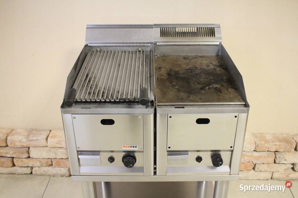 Podwójny grill gazowy RedFoxa podstawa Góra