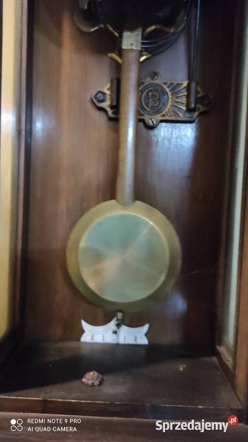 Stary zegar wiszący CB ładny eklektyk Mikołów