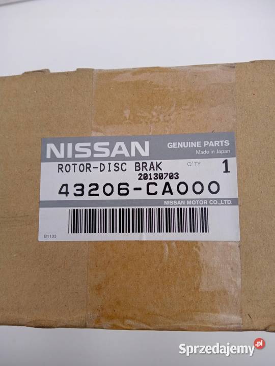 TARCZE HAMULCOWE TYŁ INFINITI QX70 Q50 Q70 osobowe Układ hamulcowy Nowy Tomyśl sprzedam