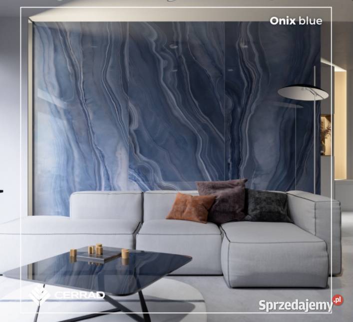 Płytki wielkoformatowe 280x120 ONIX BLUE POLER Łask