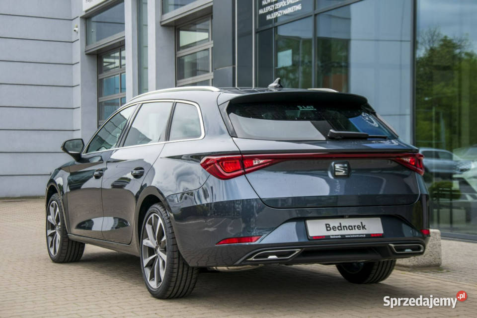 Seat Leon Sportsourer FR 15 eTSI 150 DSG DEMO IV asystent pasa ruchu Łódź