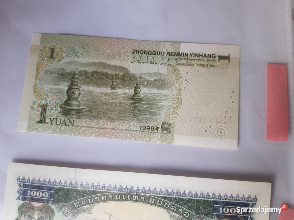 Banknot kolekcjonerski Afganistan Laos Chiny Ruda Śląska