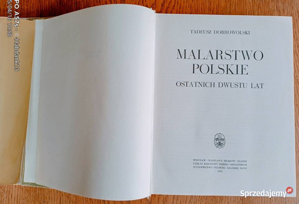 Malarstwo polskie ostatnich dwustu lat twarda z obwolutą Bychawka Trzecia