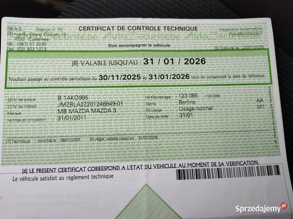 MAZDA 3 SEDAN 16 BENZYNA CD 3 wielkopolskie Leszno