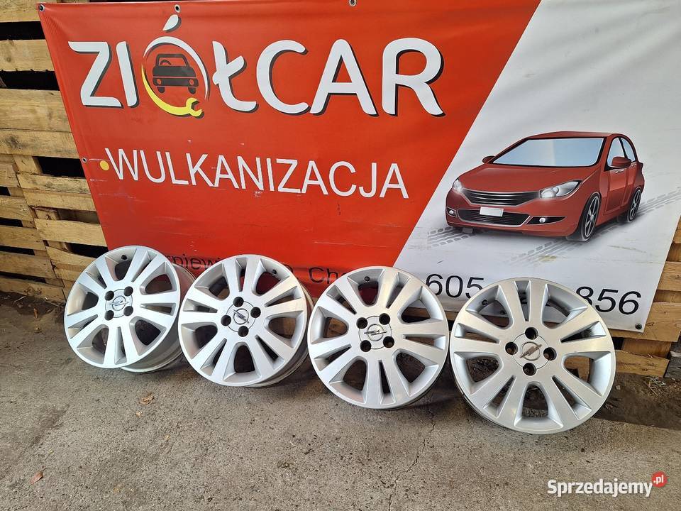 Alufelgi 4x100 16 ET49 OPEL Astra G Combo Corsa Samochodowe kujawsko-pomorskie Choceń