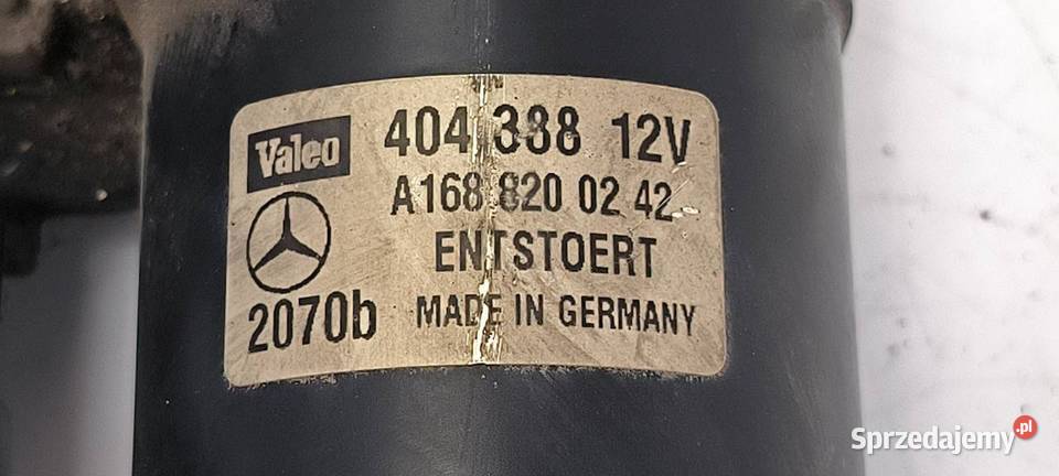 MECHANIZM WYCIERACZEK PRZÓD MERCEDES BENZ A 140 sprzedam