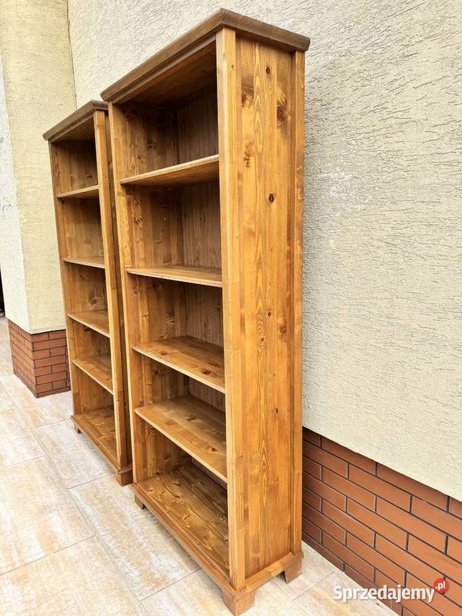 Regał na książki biblioteczka szafa sosnowa Sulbiny