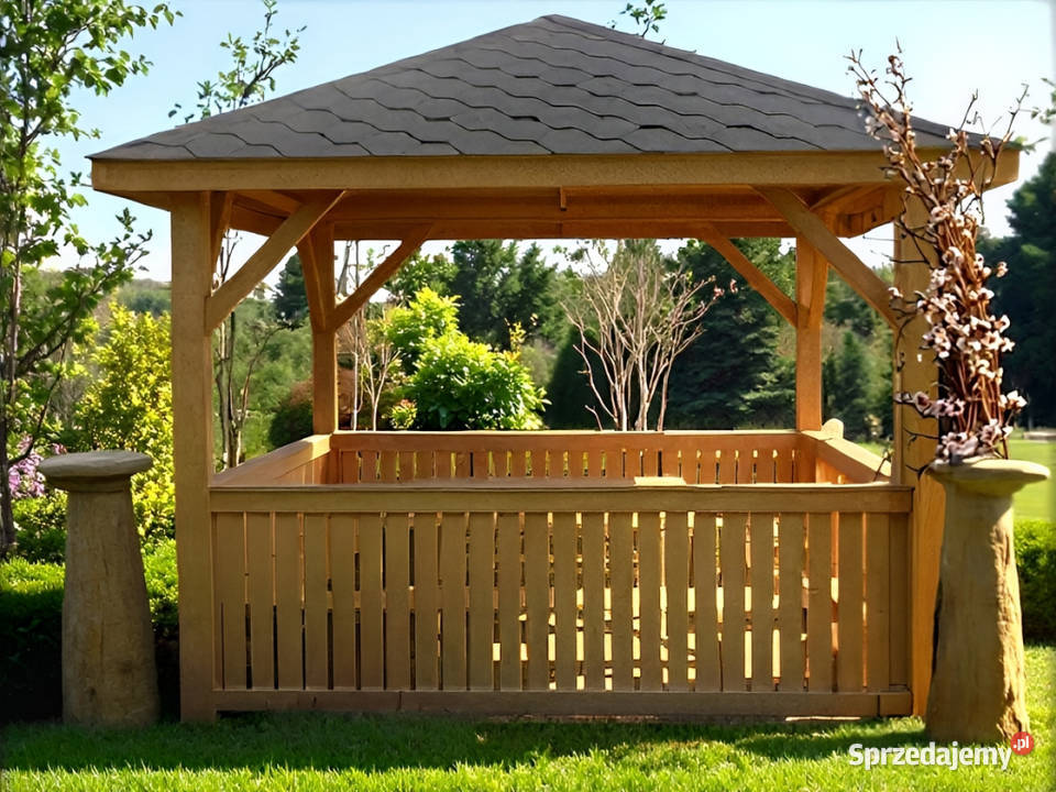 ALTANA 16 3x3m ALTANKA drewniana ogrodowa Altany i wiaty Parzymiechy