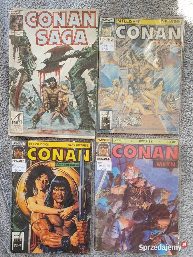 Conan Saga 4 komiksy AS Editor pierwsze wydania Gdynia sprzedam