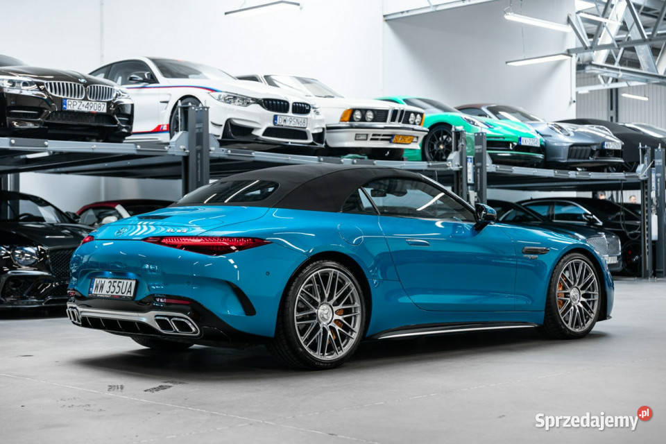 Mercedes SL 63 AMG Specyfikacja 1181 mln elektrycznie ustawiane fotele Węgrzce