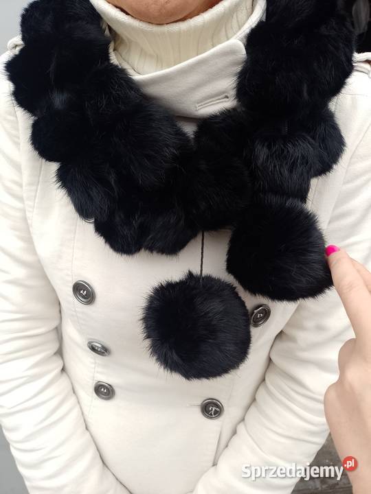 Futrzany szal futerko z Londynu Etola futro Kraków