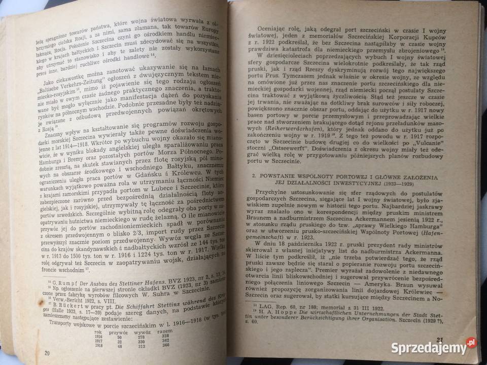 3677 Kryzys Gospodarki Morskiej Szczecina 1919 sprzedam