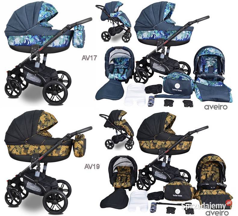 NOWY Wózek Dziecięcy Aveiro 3w1 Gondola