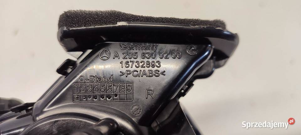 MERCEDES GLC W253 X253 KANAŁ SILNICZEK NAWIEWU