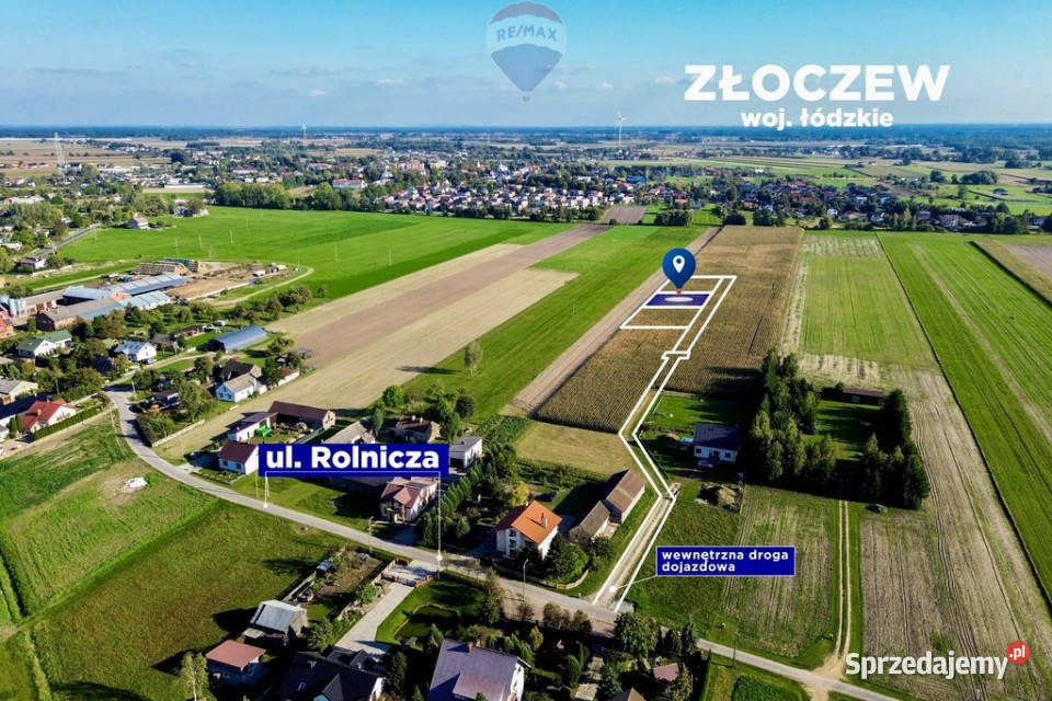 Działka z warunkami zabudowy 907 m Złoczew