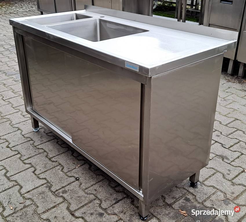 Zlew 2 Komorowy z Szafką Drzwi Suwane 1306085 Nowe Skalmierzyce sprzedam