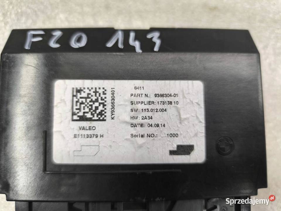 MODUŁ STEROWNIK KLIMATYZACJI BMW F20 F21 9366304