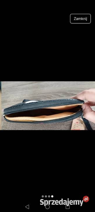 Porponetka do ręki czarna z cekinami Krosno